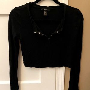 Long sleeve cropped from Forever 21